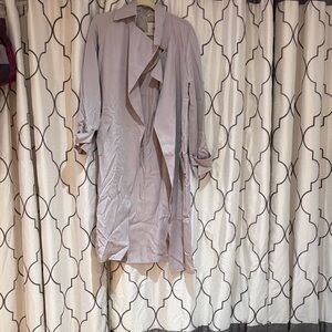 Babaton Light Gray Women's Trench Coat